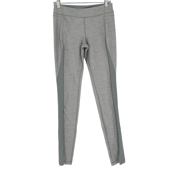 Lululemon Straight To The Studio Pant Reversible Slub Denim Silver Size 8 - Picture 1 of 9